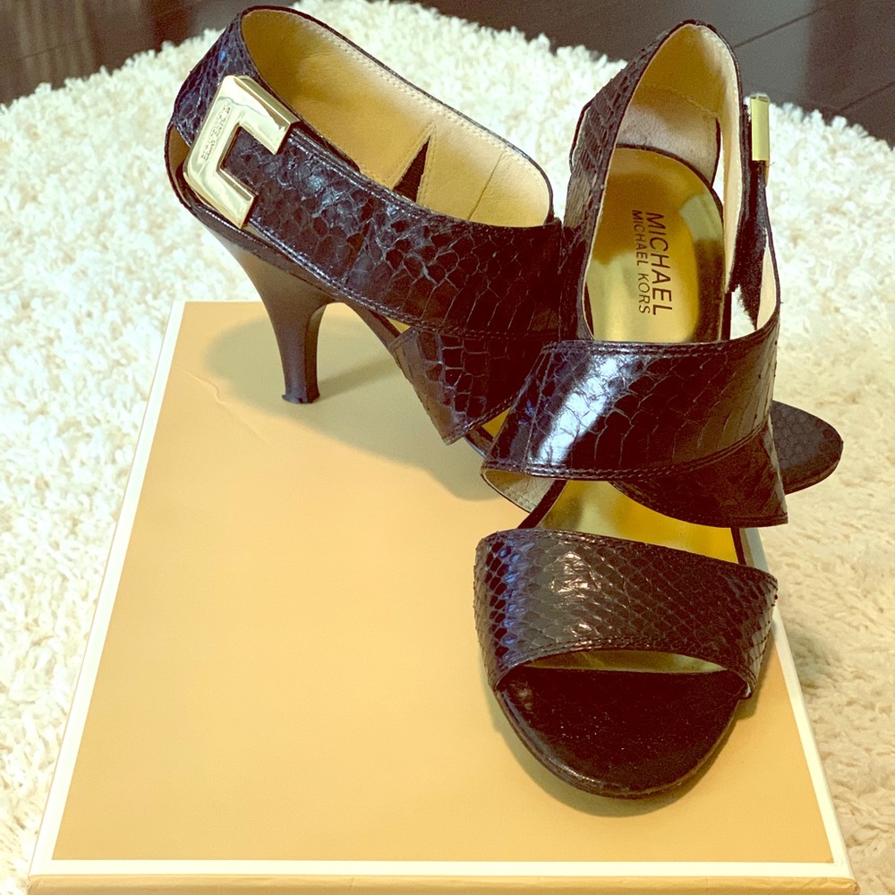 Michael Kors snake heel